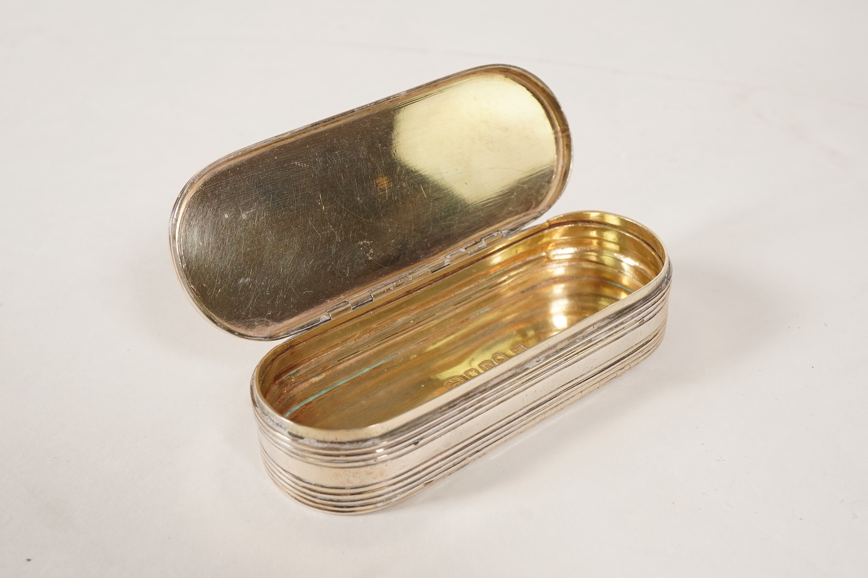 A George III silver snuff box by William Parker & Benjamin Simpson